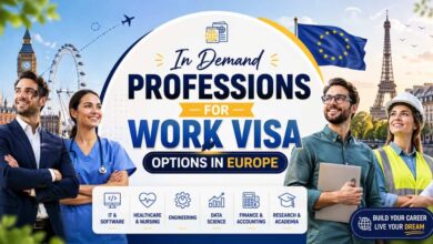 In Demand Professions for Work Visa Options in Europe