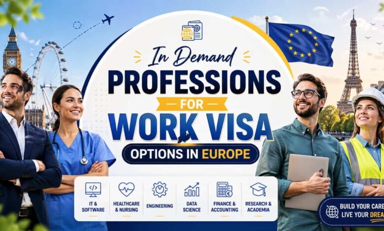 In Demand Professions for Work Visa Options in Europe
