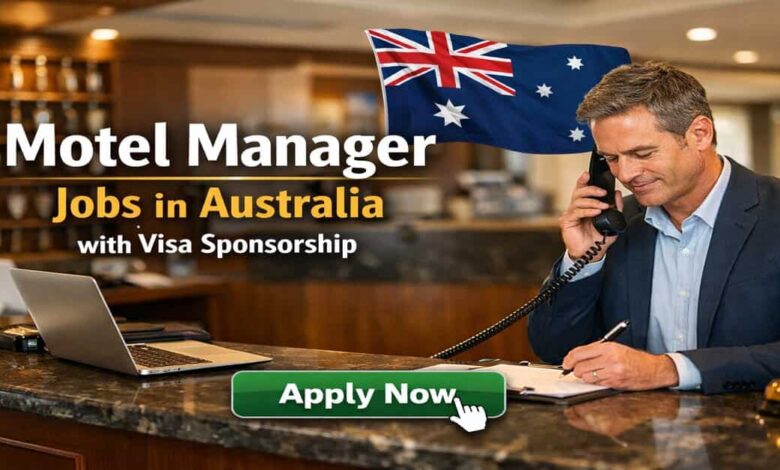 Motel Manager Jobs in Australia with Visa Sponsorship