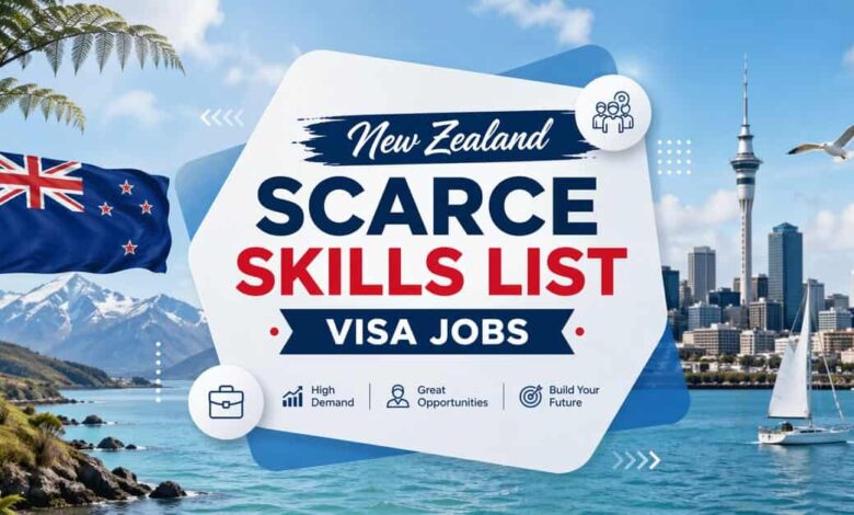 New Zealand Scarce Skills List Visa Jobs