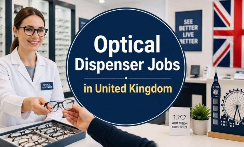 Optical Dispenser Jobs in United Kingdom