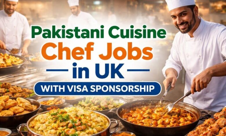 Pakistani Cuisine Chef Jobs in UK with Visa Sponsorship