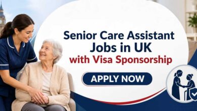 Senior Care Assistant Jobs in UK with Visa Sponsorship