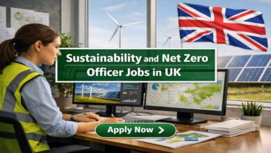 Sustainability and Net Zero Officer Jobs in UK