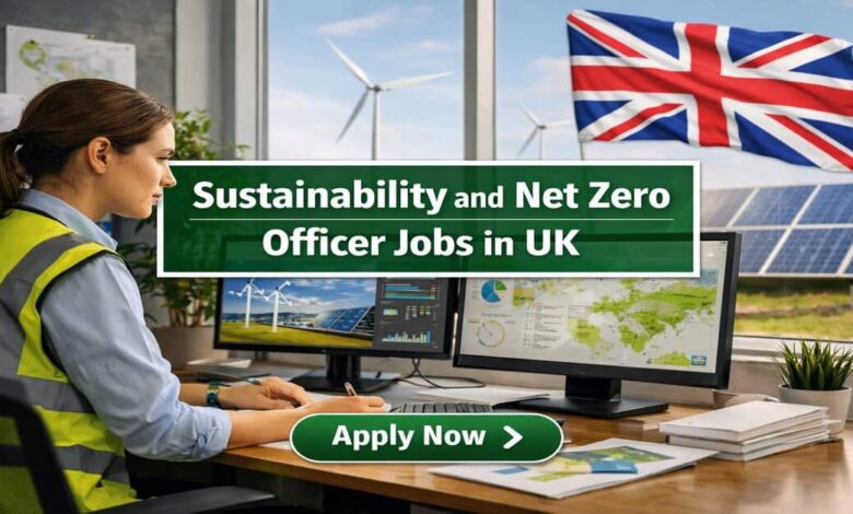 Sustainability and Net Zero Officer Jobs in UK