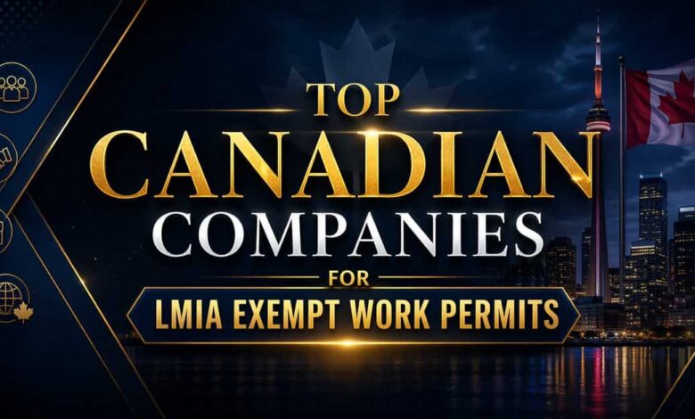 Top Canadian Companies for LMIA Exempt Work Permits