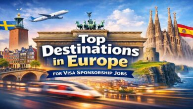 Top Destinations in Europe for Visa Sponsorship Jobs