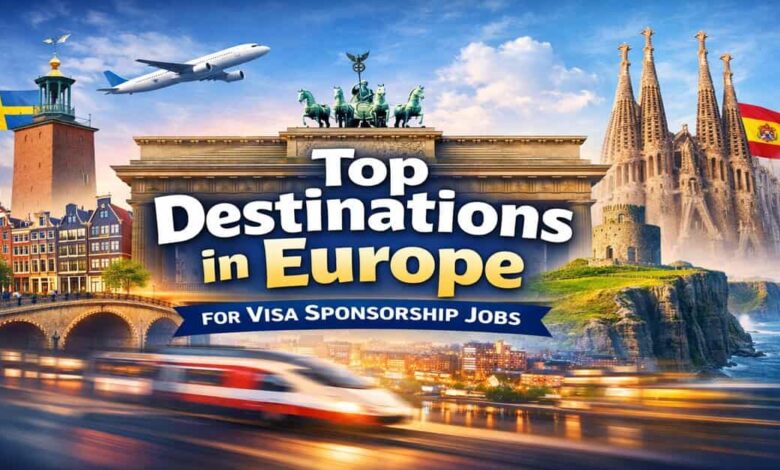 Top Destinations in Europe for Visa Sponsorship Jobs