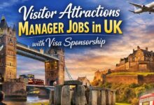 Visitor Attractions Manager Jobs in UK with Visa Sponsorship