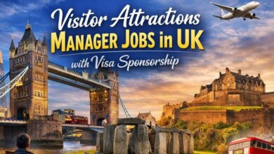 Visitor Attractions Manager Jobs in UK with Visa Sponsorship
