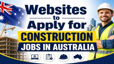 Websites to Apply for Construction Jobs in Australia
