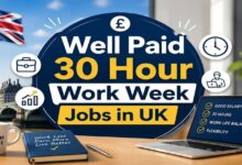 Well Paid 30 Hour Work Week Jobs in UK
