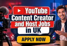YouTube Content Creator and Host Jobs in UK