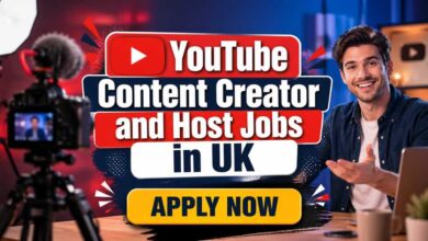 YouTube Content Creator and Host Jobs in UK