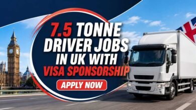 7.5 Tonne Driver Jobs in UK with Visa Sponsorship