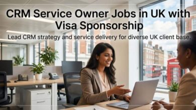 CRM Service Owner Jobs in UK with Visa Sponsorship