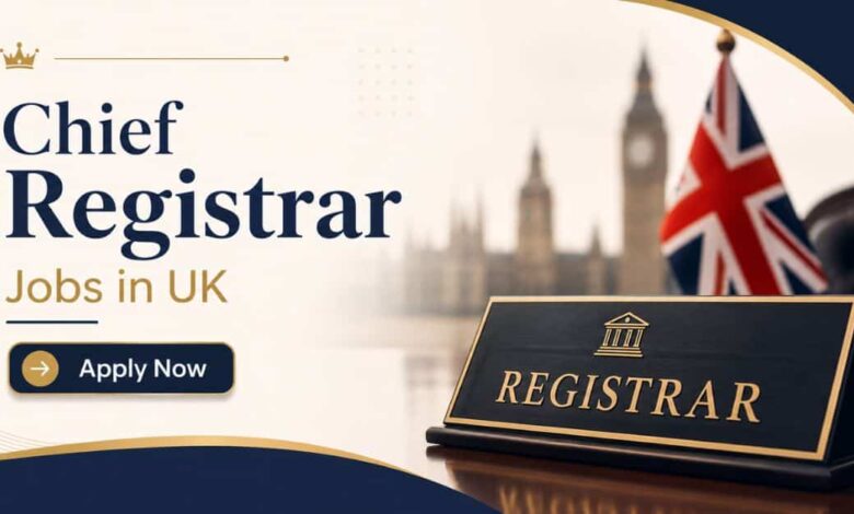 Chief Registrar Jobs in UK