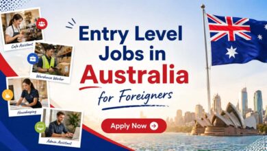 Entry Level Jobs in Australia for Foreigners