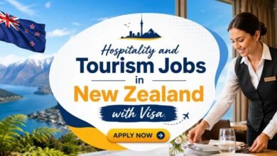 Hospitality and Tourism Jobs in New Zealand with Visa