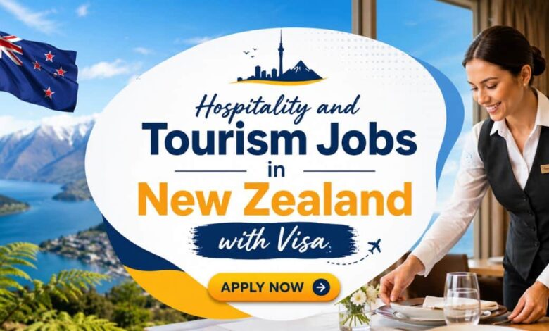Hospitality and Tourism Jobs in New Zealand with Visa