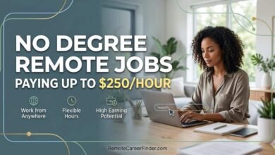 No Degree Remote Jobs Paying Up to $250Hour