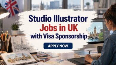Studio Illustrator Jobs in UK with Visa Sponsorship