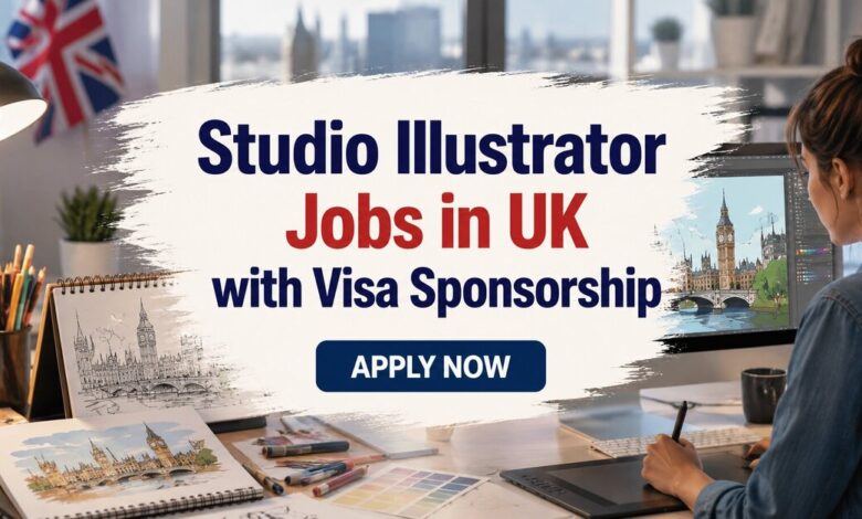 Studio Illustrator Jobs in UK with Visa Sponsorship