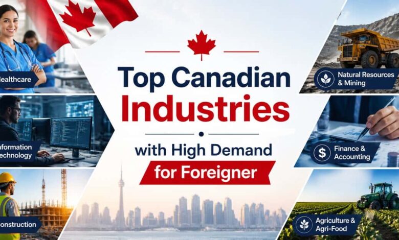 Top Canadian Industries with High Demand for Foreigner