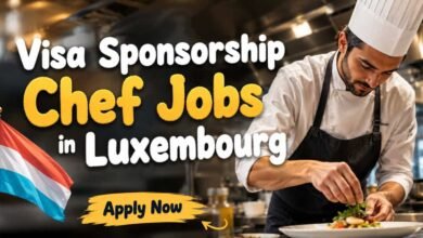 Visa Sponsorship Chef Jobs in Luxembourg