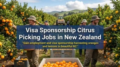Visa Sponsorship Citrus Picking Jobs in New Zealand