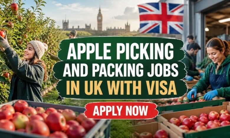 Apple Picking and Packing Jobs in UK With Visa