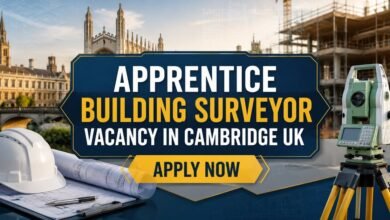 Apprentice Building Surveyor Vacancy in Cambridge UK