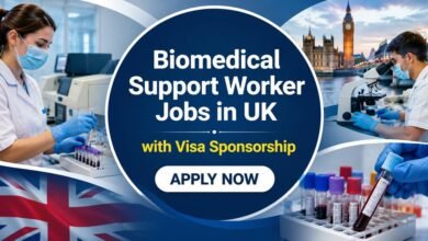 Biomedical Support Worker Jobs in UK with Visa Sponsorship