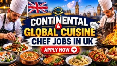 Continental and Global Cuisine Chef Jobs in UK