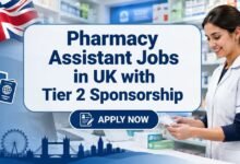 Pharmacy Assistant Jobs in UK with Tier 2 Sponsorship