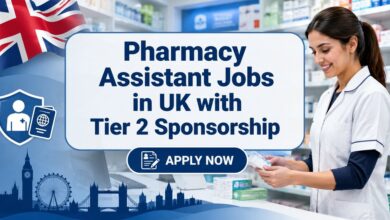 Pharmacy Assistant Jobs in UK with Tier 2 Sponsorship