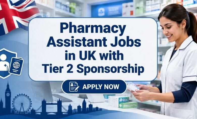 Pharmacy Assistant Jobs in UK with Tier 2 Sponsorship