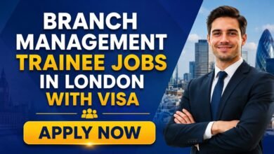 Branch Management Trainee Jobs in London with Visa