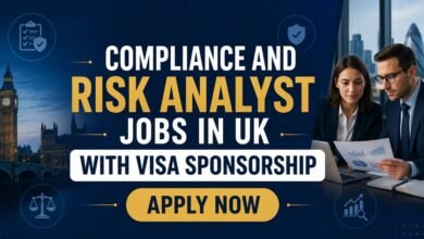 Compliance and Risk Analyst Jobs in UK with Visa Sponsorship