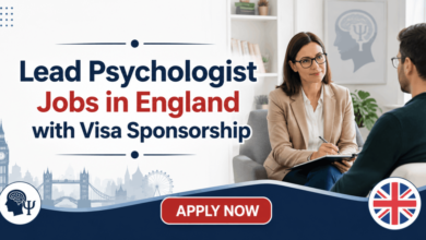 Lead Psychologist Jobs in England with Visa Sponsorship