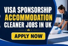 Visa Sponsorship Accommodation Cleaner Jobs in UK