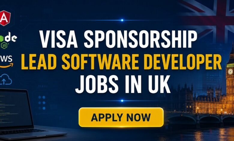 Visa Sponsorship Lead Software Developer Jobs in UK